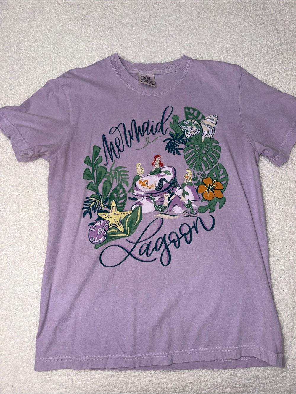 Comfort Colors Lavender Mermaid Lagoon Graphic Tee